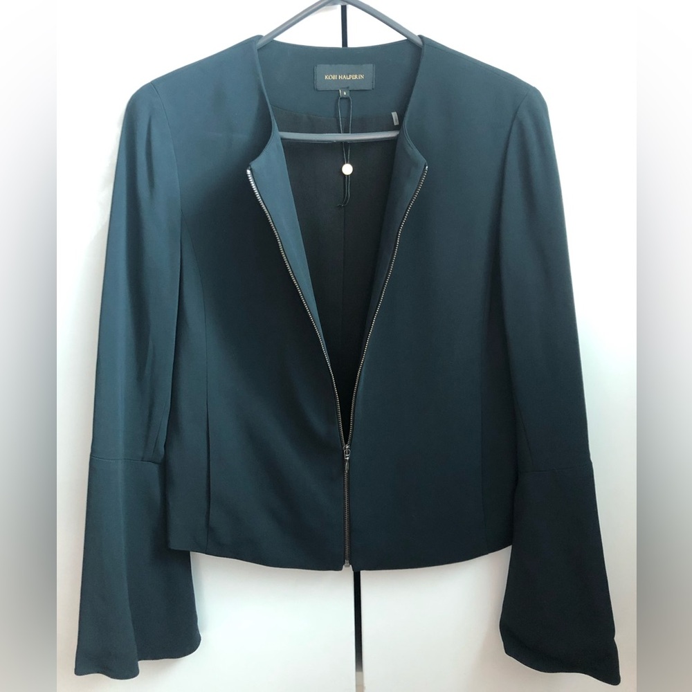 Kobi Halperin Blazer Dress Jacket Bell Sleeve
